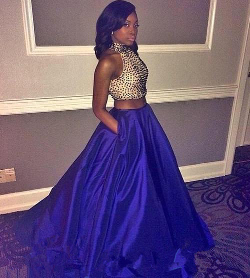 Royal Purple for Prom Sexy Dresses